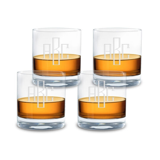 Chaumont 11 oz. Whiskey Glasses Set of 4